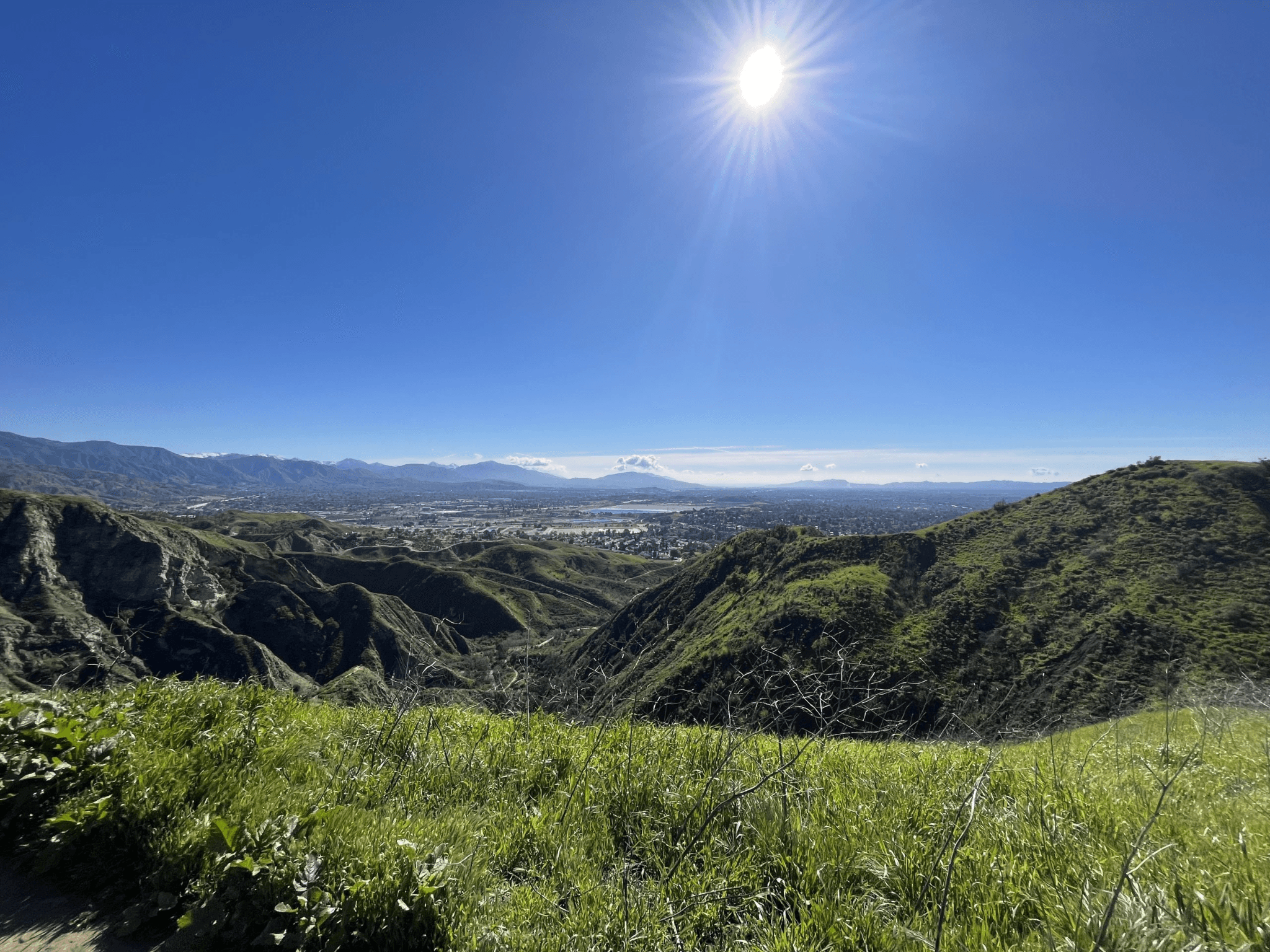San Fernando Valley aerial view
